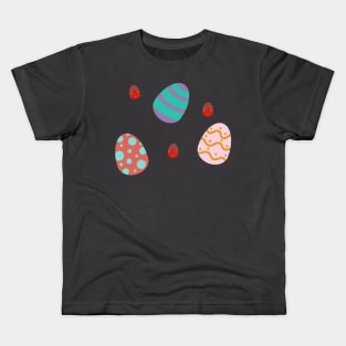 Easter Eggs Dancing Kids T-Shirt